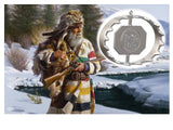 2024 Chad 5000 Franc BEAR TRAP 1oz 999 Silver Coin
