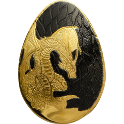Palau GOLDEN DRAGON EGG 0.5gram 9999 Gold Coin