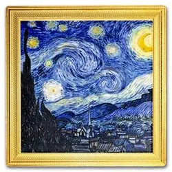 2023 Niue $2 - VAN GOGH STARRY NIGHT - 2oz 999 SILVER Coin